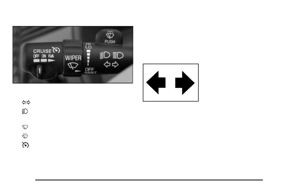 Turn signal/multifunction lever, Turn signal/multifunction lever -8, Turn | Signal/multifunction lever | GM None Pontiac Aztek User Manual | Page 134 / 462