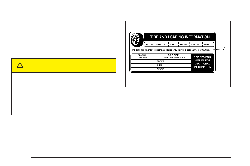 Loading your vehicle, Loading your vehicle -36, Caution | GM None Pontiac Aztek User Manual | Page 282 / 462