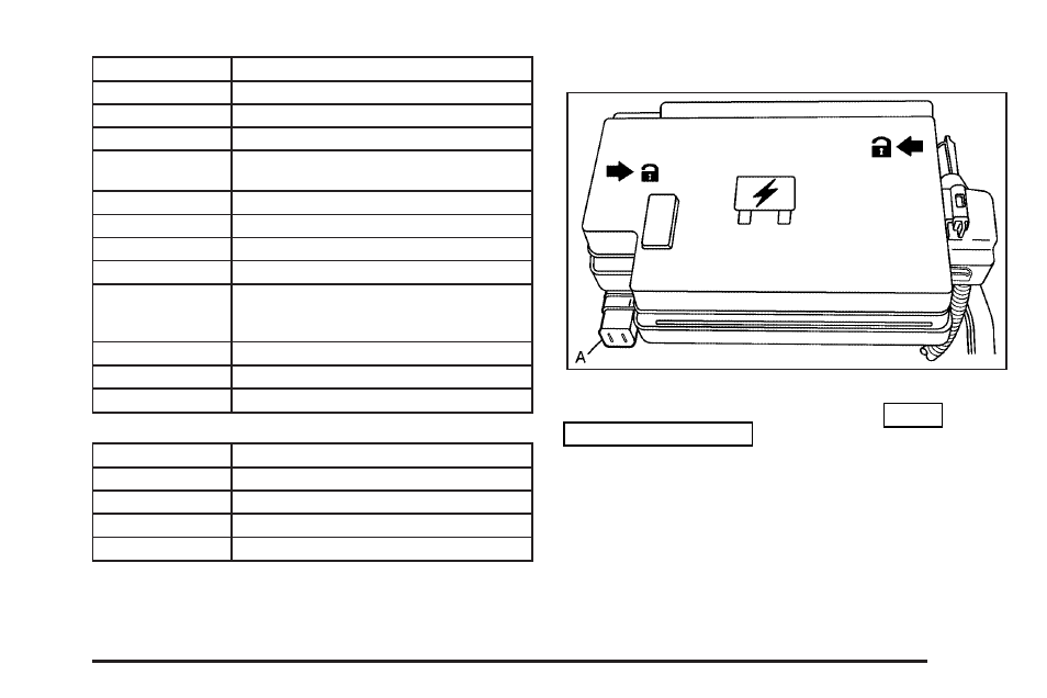 Underhood fuse block | GM None Pontiac Aztek User Manual | Page 411 / 462