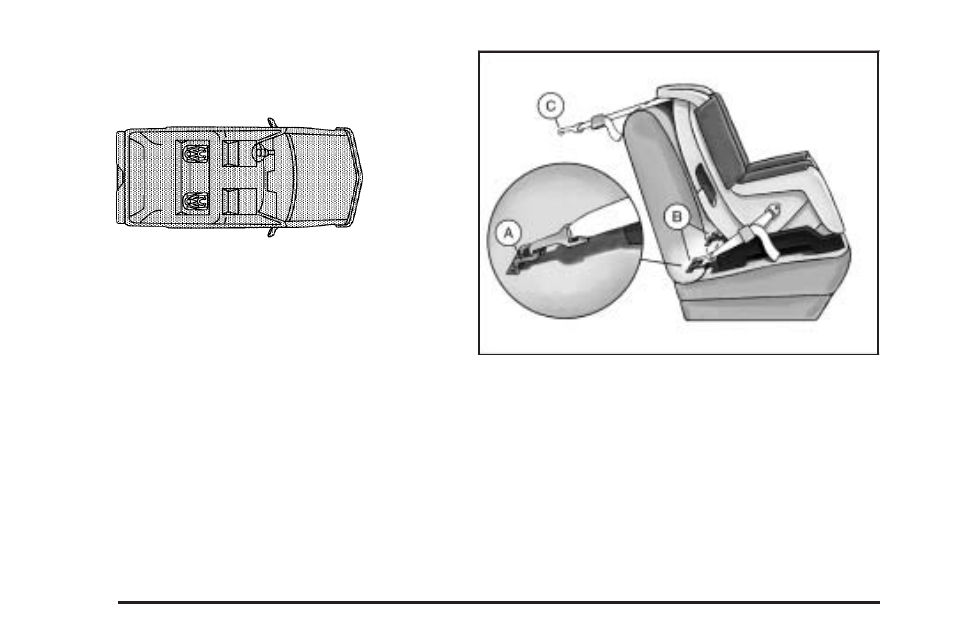 Lower anchorages and top tethers, For children (latch system) -52 | GM None Pontiac Aztek User Manual | Page 58 / 462