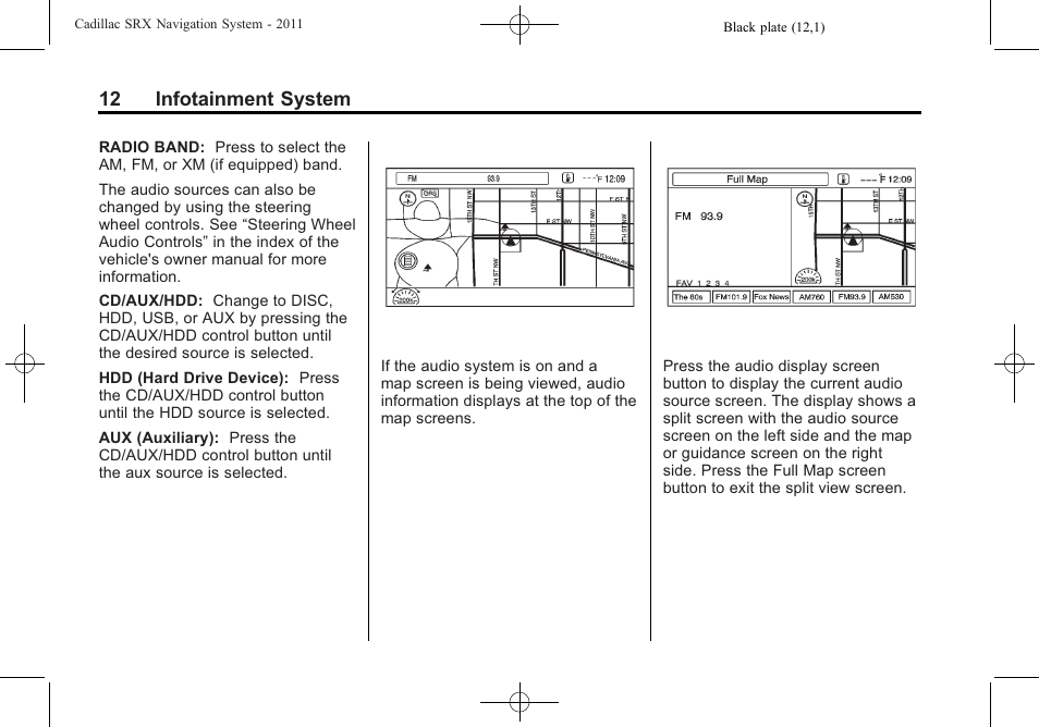 12 infotainment system | GM GPS Receiver User Manual | Page 12 / 122