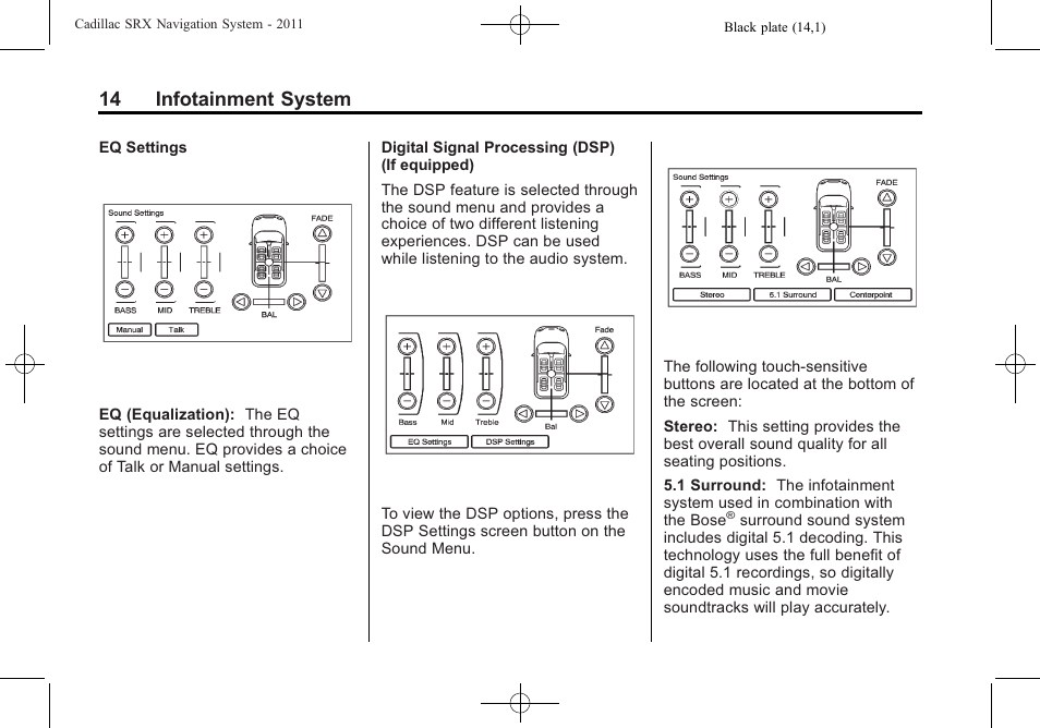 14 infotainment system | GM GPS Receiver User Manual | Page 14 / 122