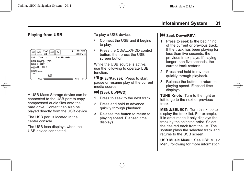 Infotainment system 31 | GM GPS Receiver User Manual | Page 31 / 122