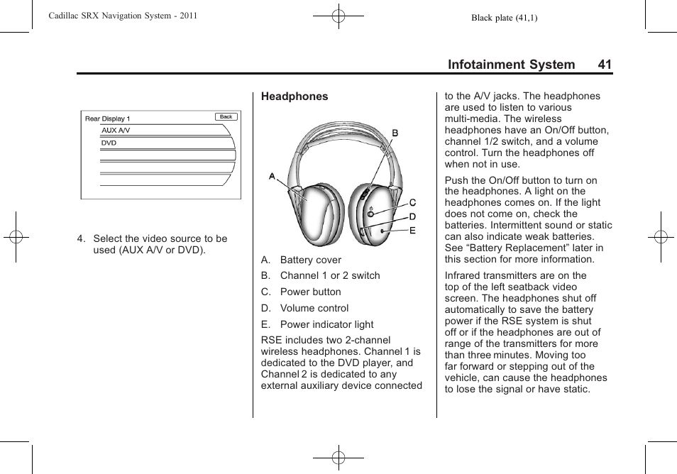 Infotainment system 41 | GM GPS Receiver User Manual | Page 41 / 122