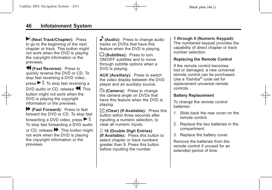 GM GPS Receiver User Manual | Page 46 / 122