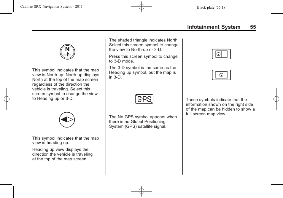 Infotainment system 55 | GM GPS Receiver User Manual | Page 55 / 122