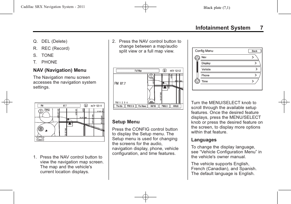 Infotainment system 7 | GM GPS Receiver User Manual | Page 7 / 122
