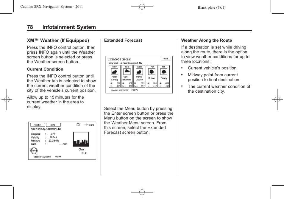 78 infotainment system | GM GPS Receiver User Manual | Page 78 / 122