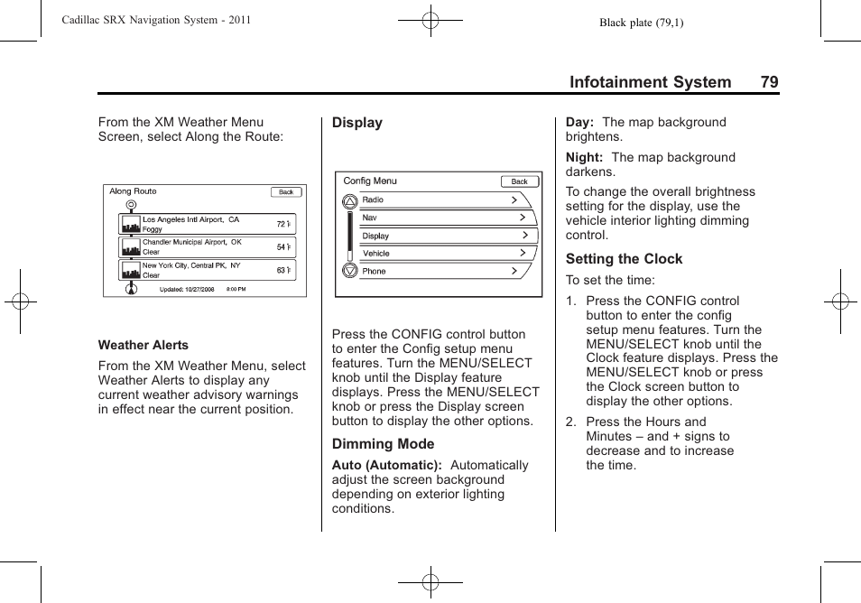 Infotainment system 79 | GM GPS Receiver User Manual | Page 79 / 122