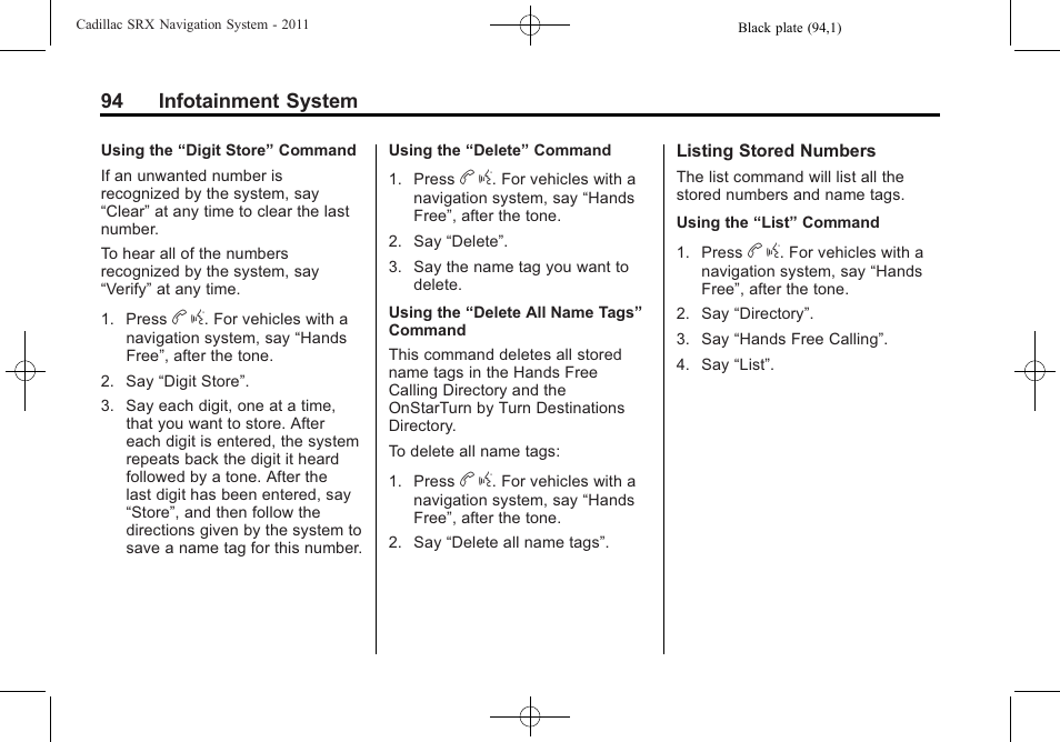 GM GPS Receiver User Manual | Page 94 / 122