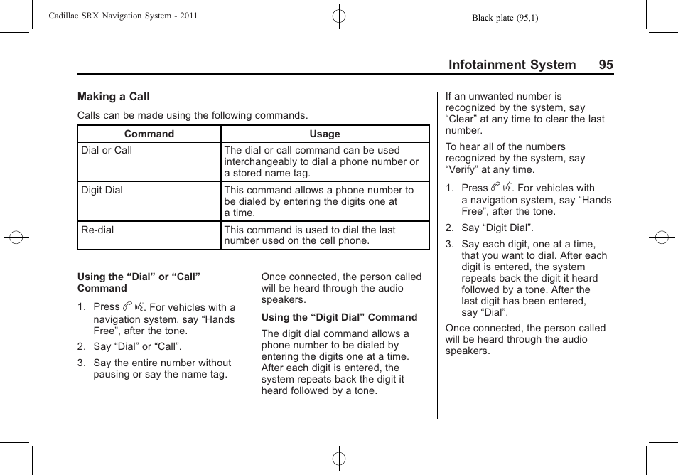 Infotainment system 95 | GM GPS Receiver User Manual | Page 95 / 122