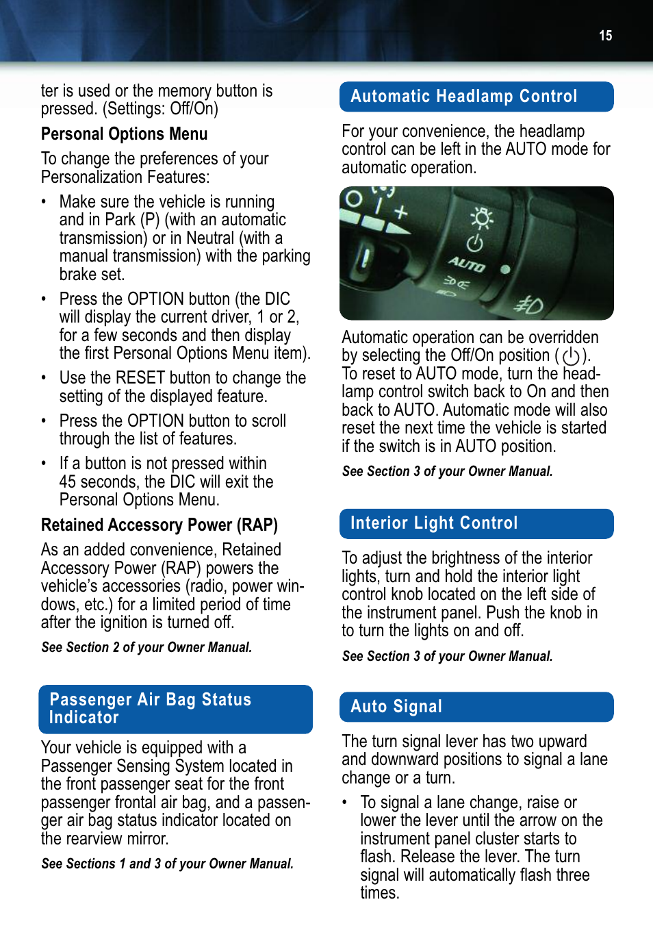 GM 2006 Corvette User Manual | Page 15 / 20