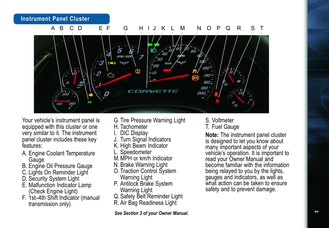 GM 2006 Corvette User Manual | Page 3 / 20