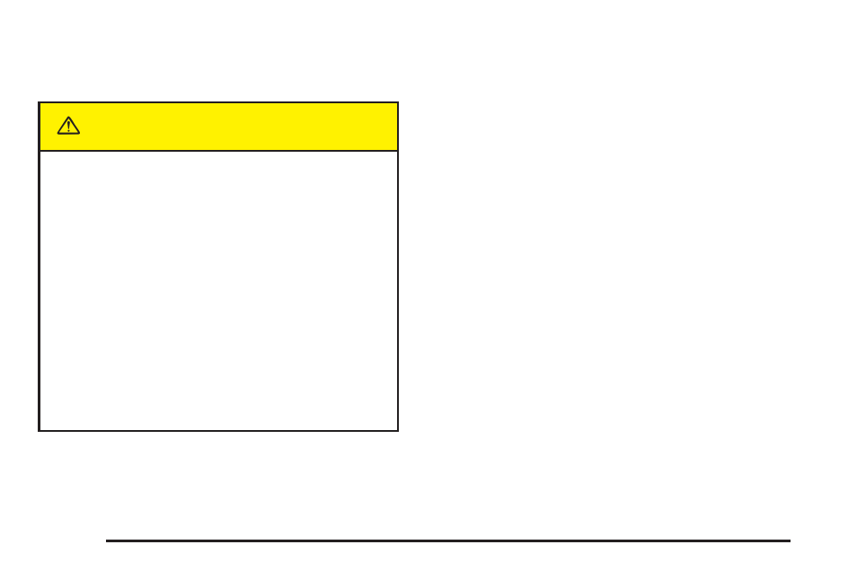 Caution | GM Chevrolet Avalanche User Manual | Page 112 / 494