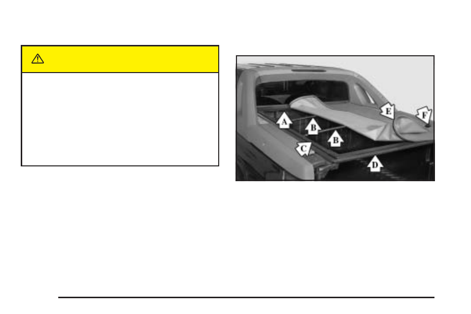 Tonneau cover, Tonneau cover -78, Caution | GM Chevrolet Avalanche User Manual | Page 148 / 494