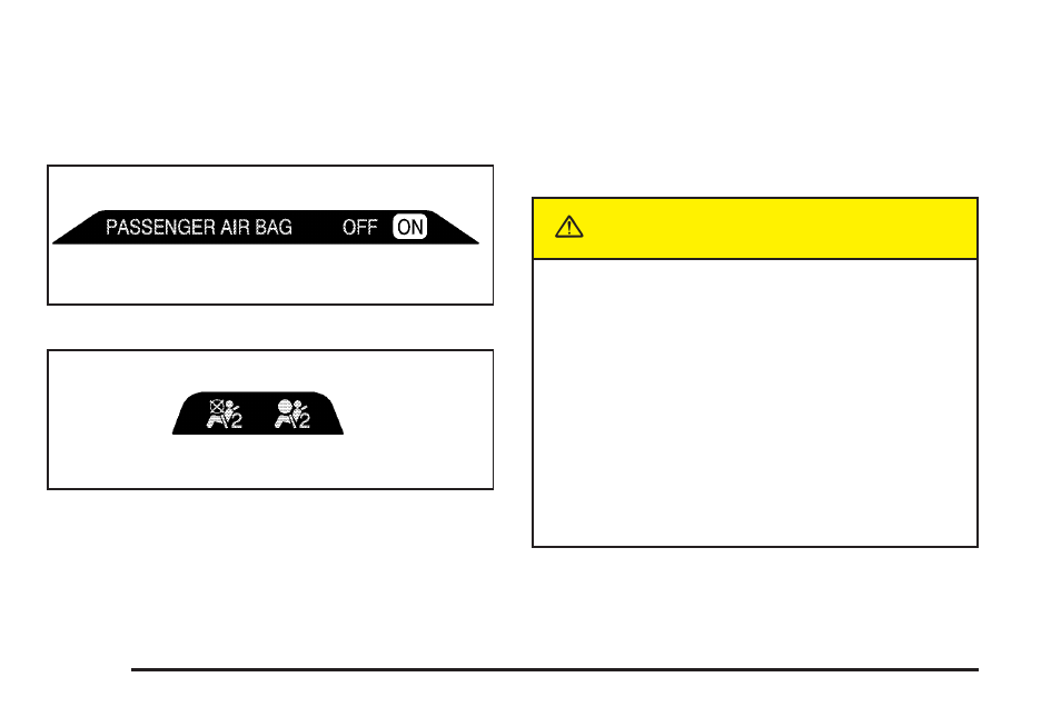 Passenger airbag status indicator, Passenger airbag status indicator -32, Caution | GM Chevrolet Avalanche User Manual | Page 188 / 494