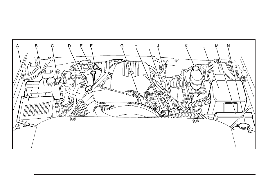 Engine compartment overview, Engine compartment overview -14 | GM Chevrolet Avalanche User Manual | Page 348 / 494