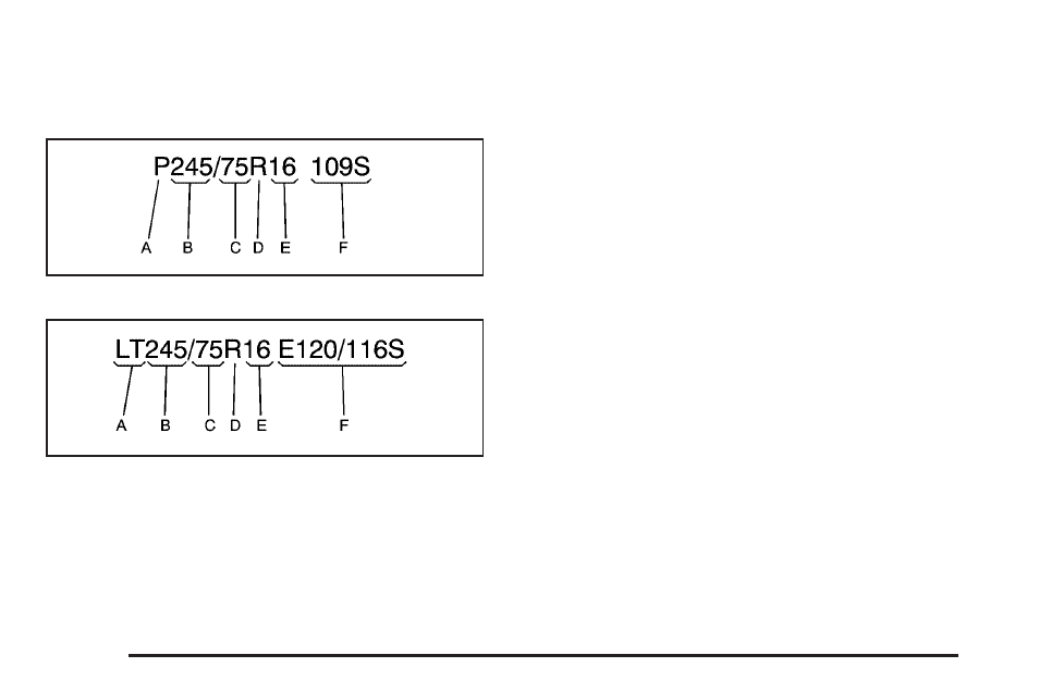 Tire size | GM Chevrolet Avalanche User Manual | Page 398 / 494