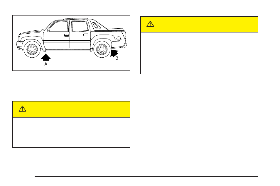 Caution | GM Chevrolet Avalanche User Manual | Page 418 / 494