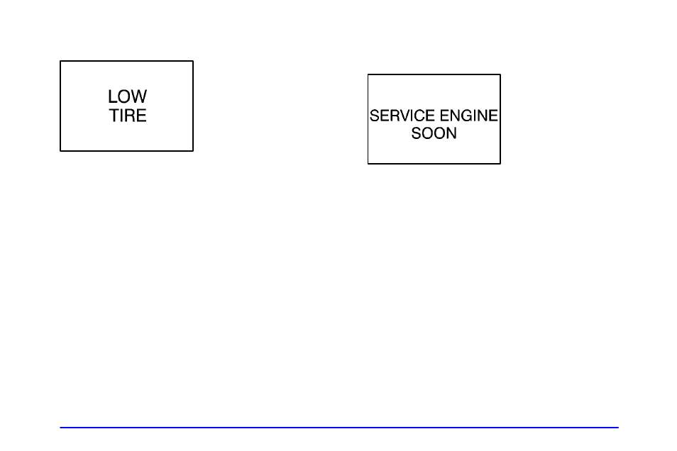 Low tire light | Buick 2002 Century User Manual | Page 137 / 357