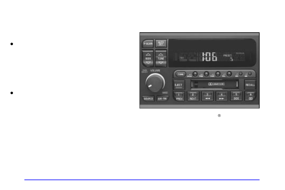 Cassette tape messages | Buick 2002 Century User Manual | Page 160 / 357