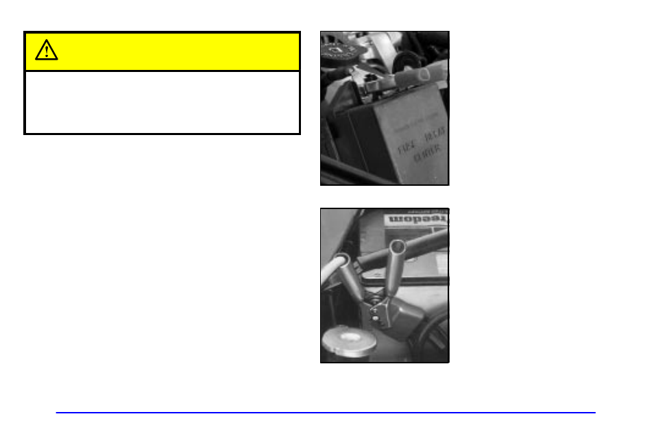 Caution | Buick 2002 Century User Manual | Page 224 / 357