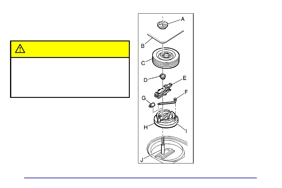 Storing the spare tire and tools, Caution | Buick 2002 Century User Manual | Page 248 / 357