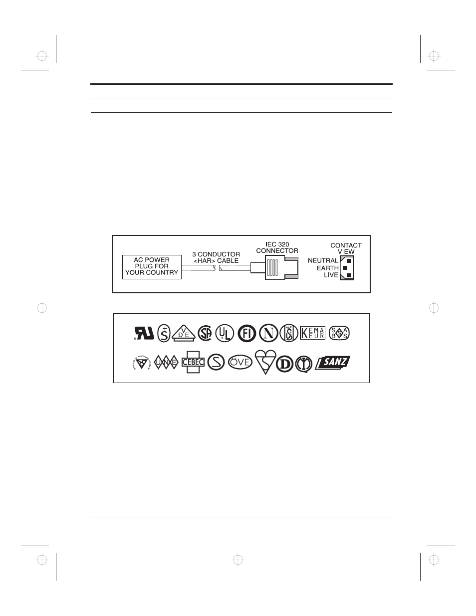 Power line cord specifications | Genicom microLaser 170 User Manual | Page 100 / 138