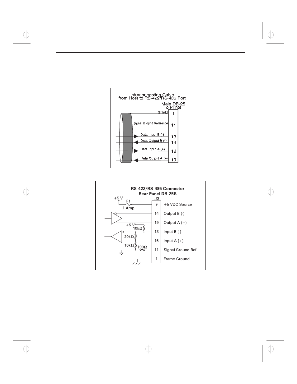 Parallel data port | Genicom microLaser 170 User Manual | Page 122 / 138