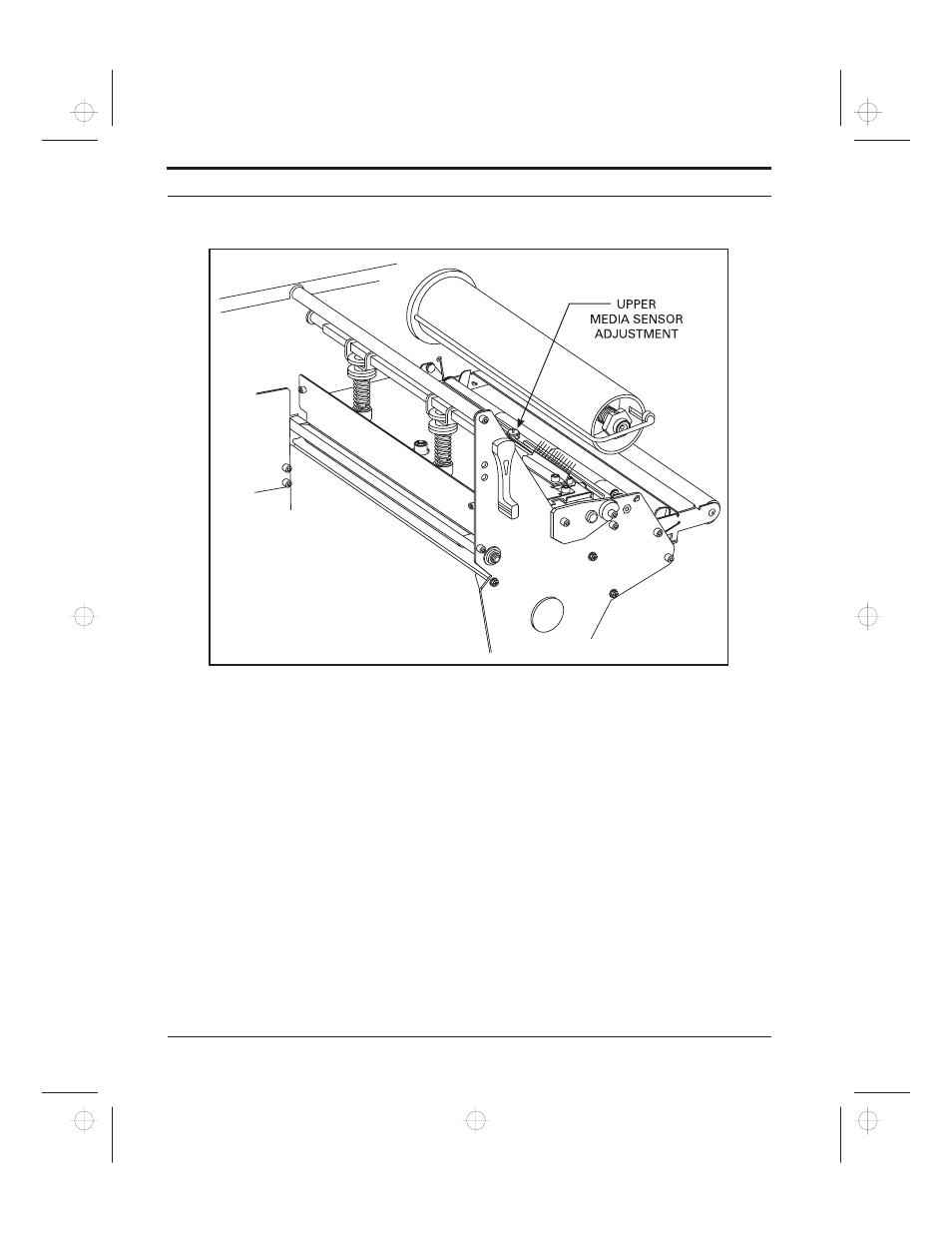 Adjusting the upper media sensor position | Genicom microLaser 170 User Manual | Page 29 / 138