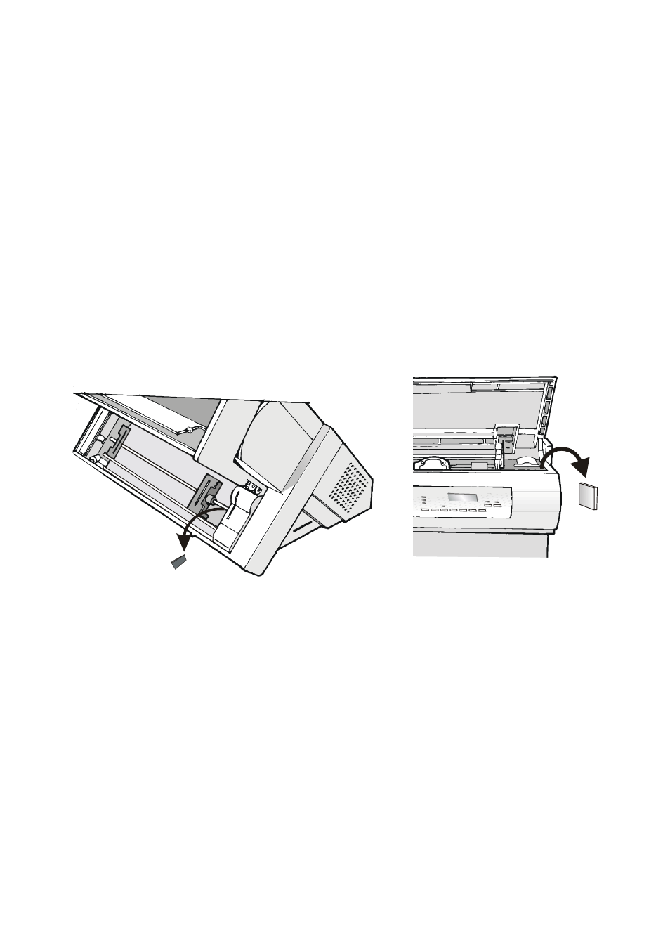 Printer assembly, Removal of the shipment locks | Genicom 3850 User Manual | Page 10 / 150