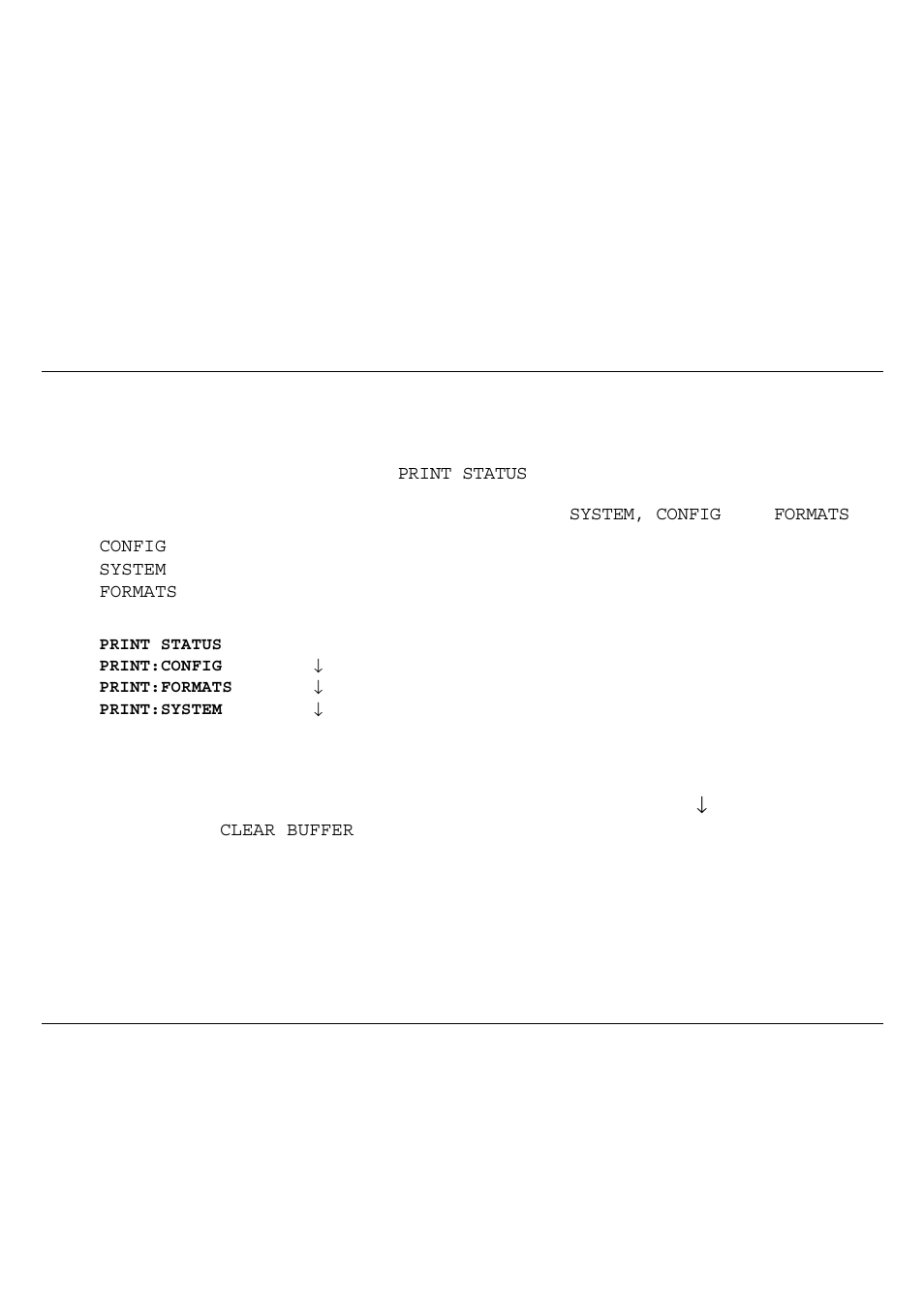 Printing the contents of the menus | Genicom 3850 User Manual | Page 106 / 150