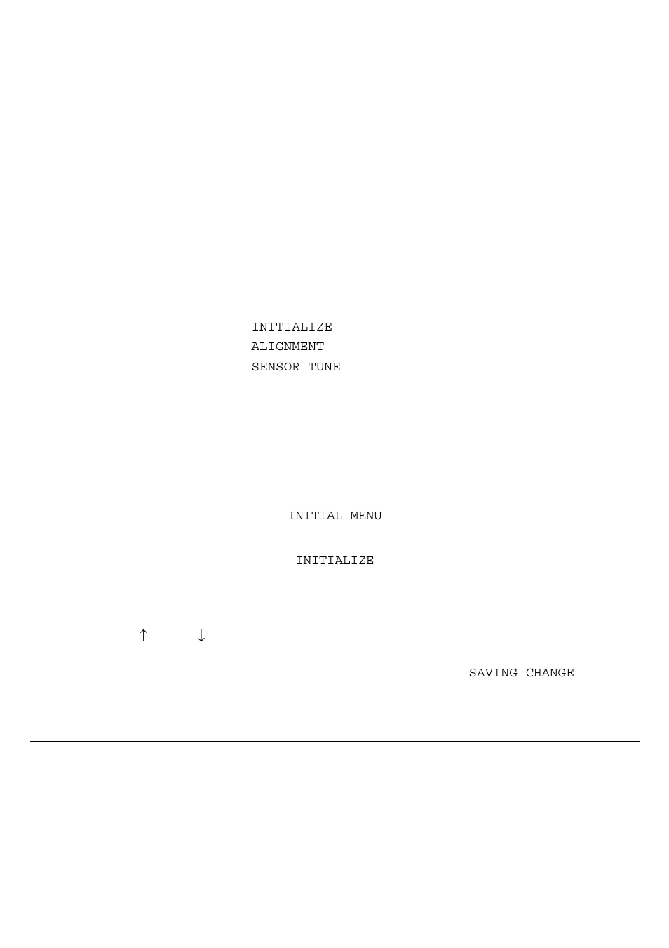 The initial set-up (isu) menu, Entering initial set-up menu, Moving within the initial set-up menu | Isu). see t | Genicom 3850 User Manual | Page 36 / 150