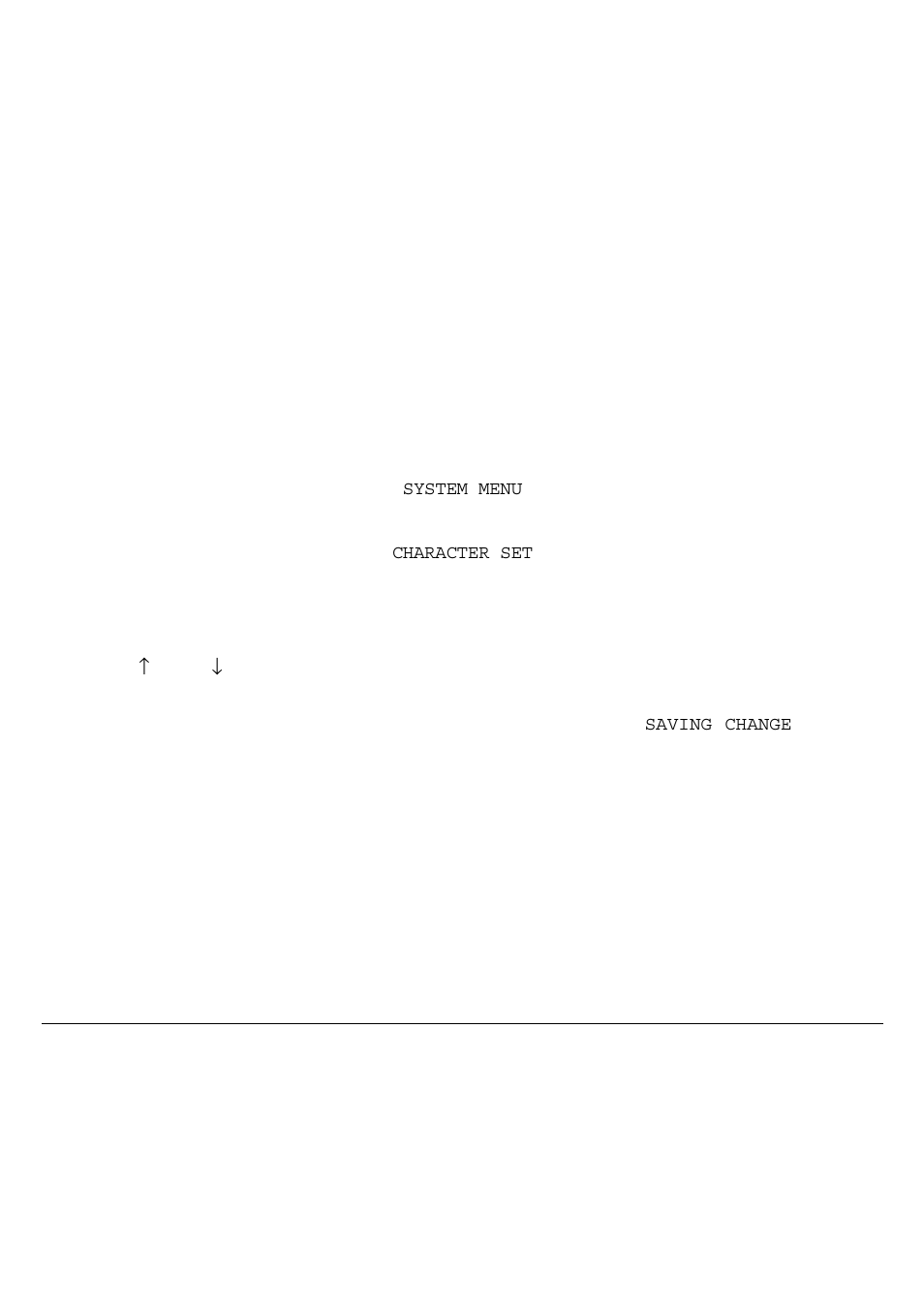 Entering system menu, Moving within the system menu | Genicom 3850 User Manual | Page 40 / 150
