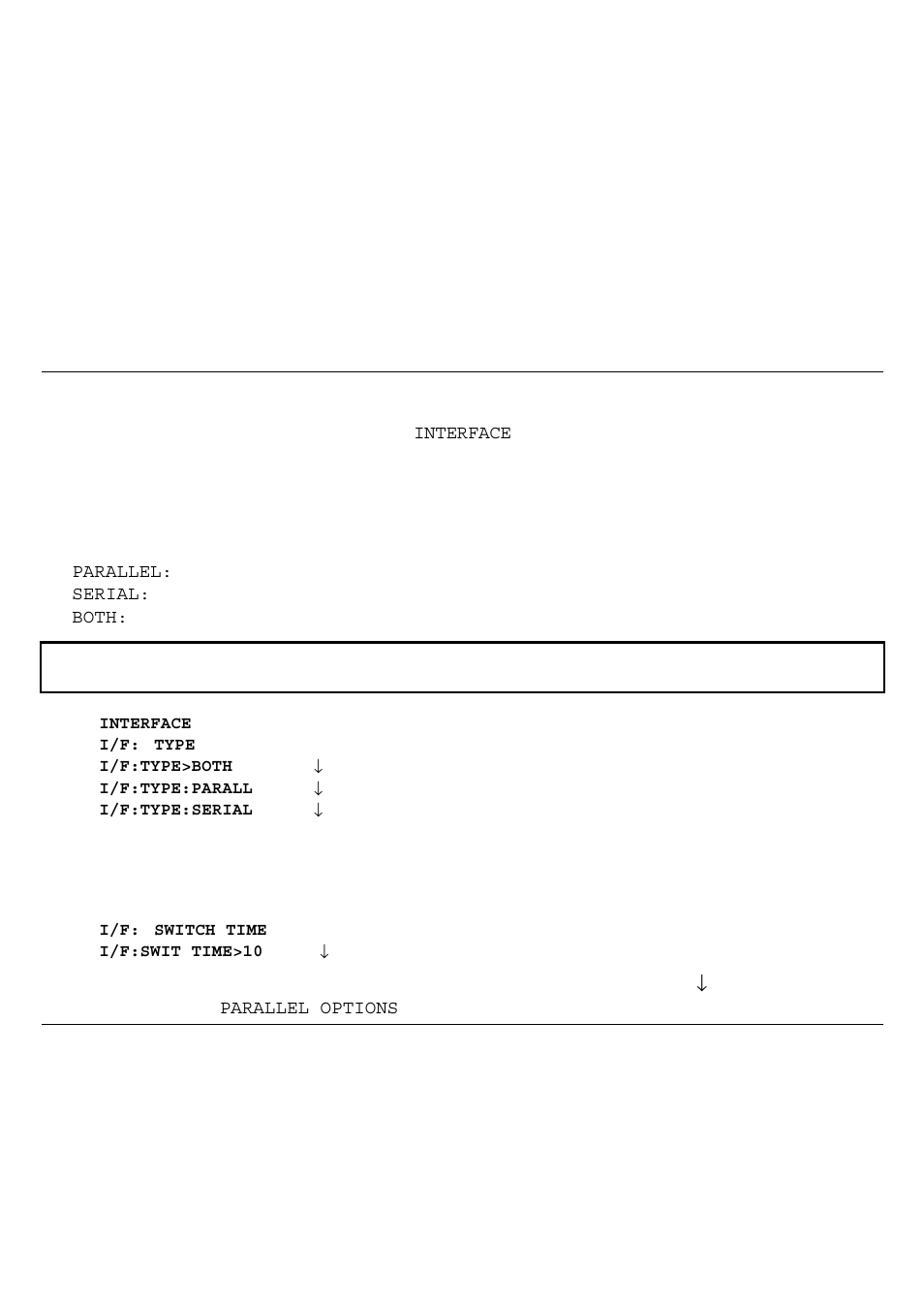 Selecting the interfaces | Genicom 3850 User Manual | Page 65 / 150