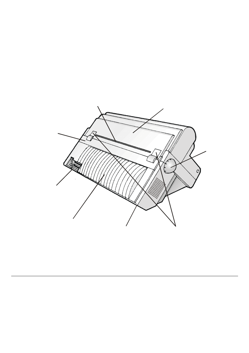 Rear view | Genicom 3850 User Manual | Page 8 / 150