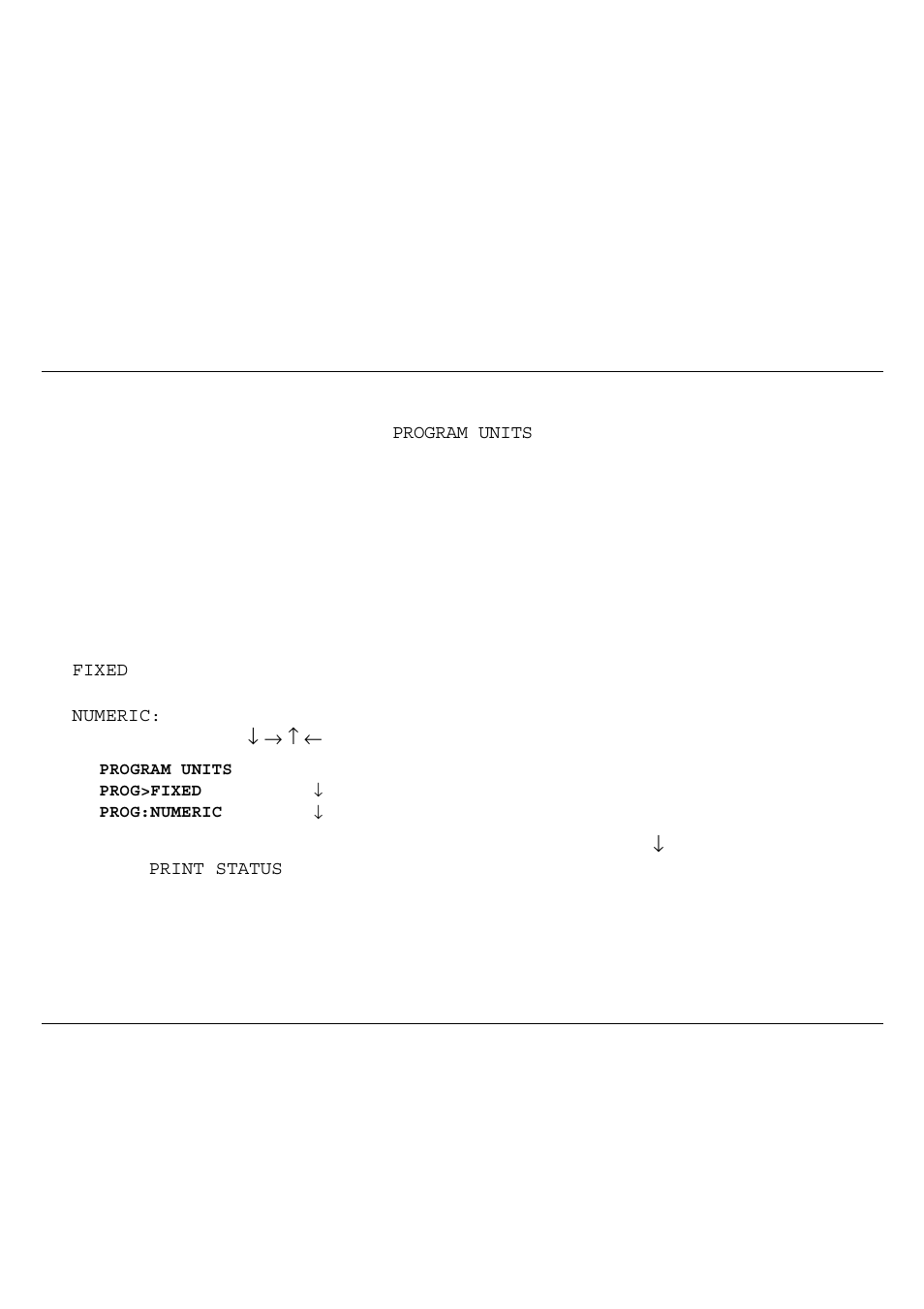 Selecting fixed or numeric program units, Is selected (see s | Genicom 3850 User Manual | Page 82 / 150