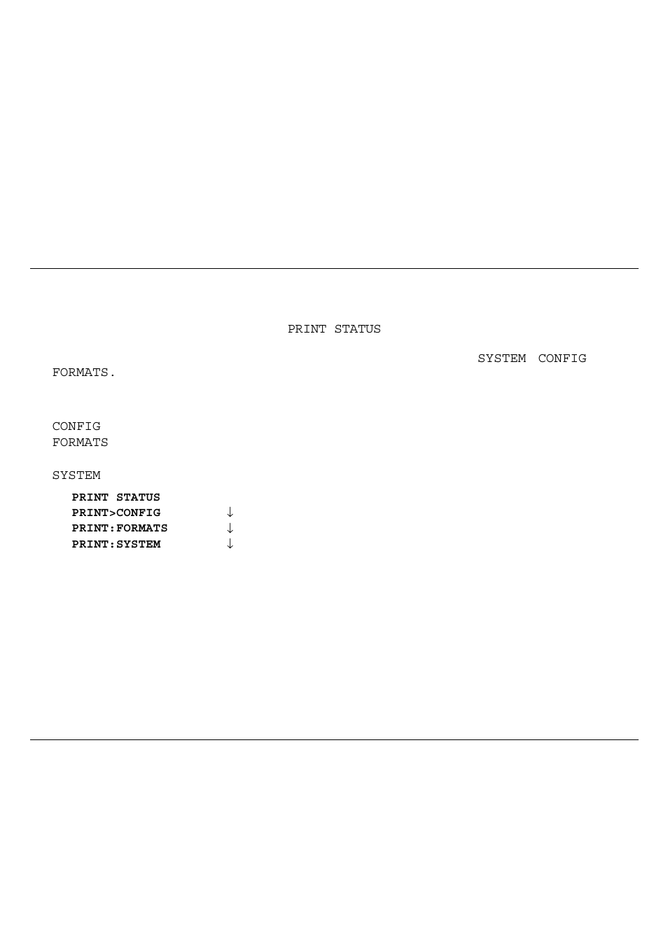 Printing the contents of the menus | Genicom 3850 User Manual | Page 83 / 150