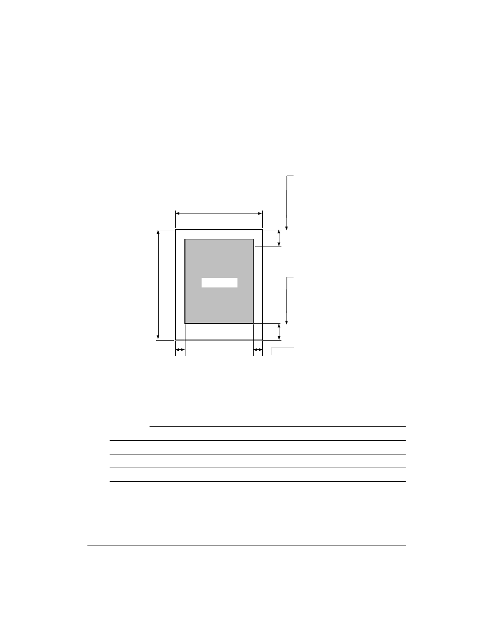 Paper specifications, Print area | Genicom LA36 User Manual | Page 112 / 195