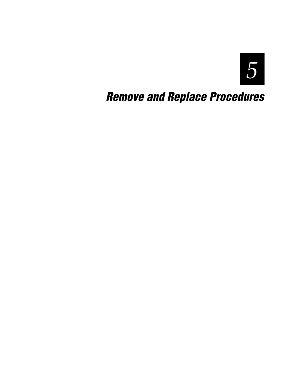 Chapter 5 - remove and replace procedures | Genicom 3600 User Manual | Page 87 / 174