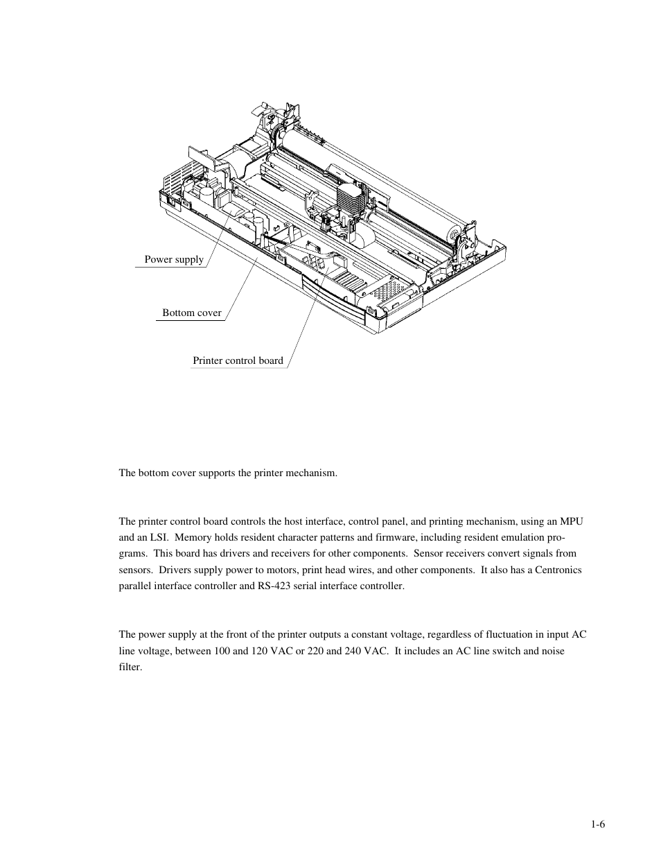Genicom MatrixPrinter LA36 User Manual | Page 17 / 138
