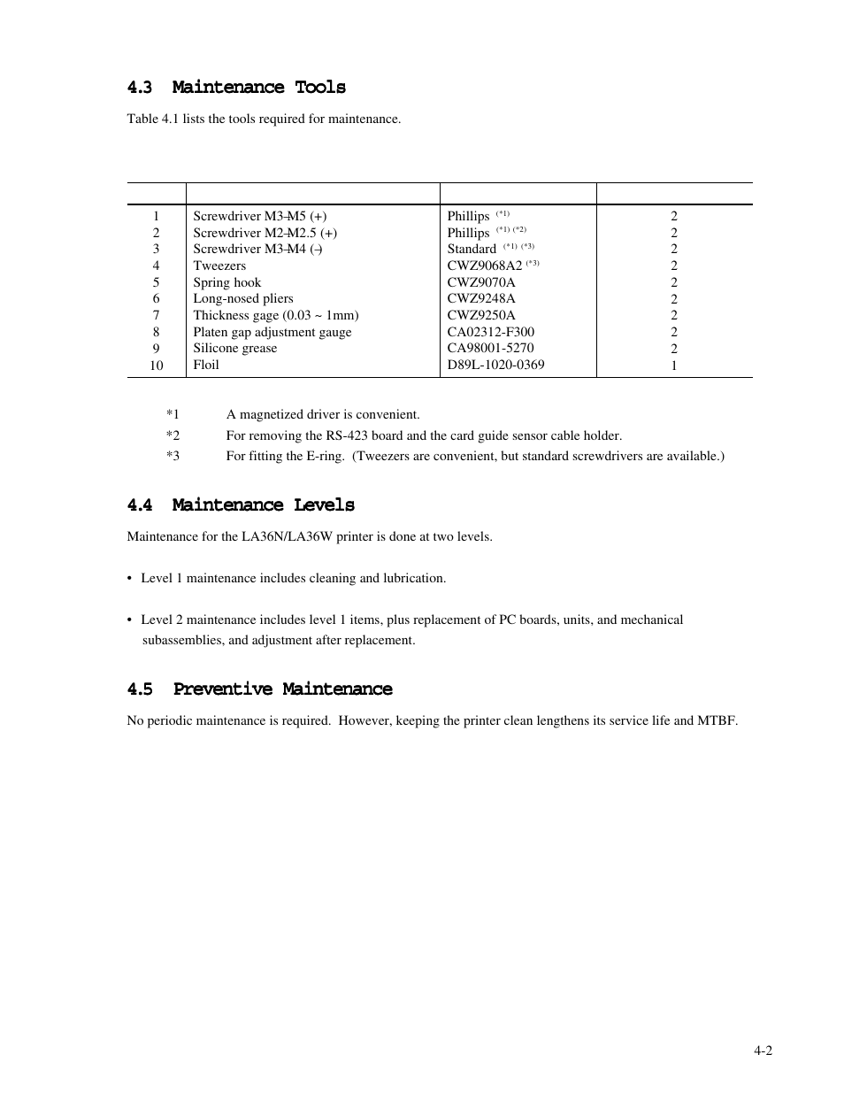 Genicom MatrixPrinter LA36 User Manual | Page 38 / 138