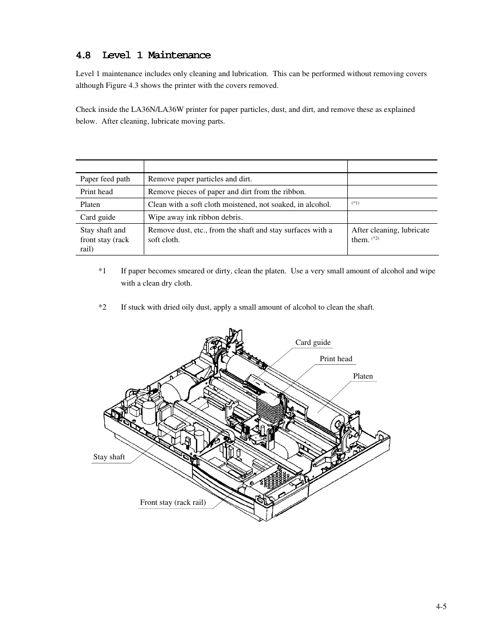 Genicom MatrixPrinter LA36 User Manual | Page 41 / 138