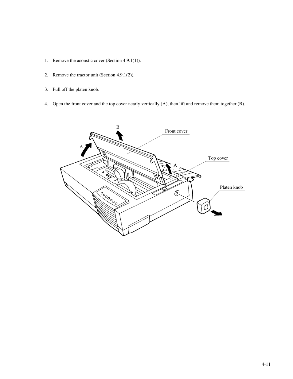 Genicom MatrixPrinter LA36 User Manual | Page 47 / 138
