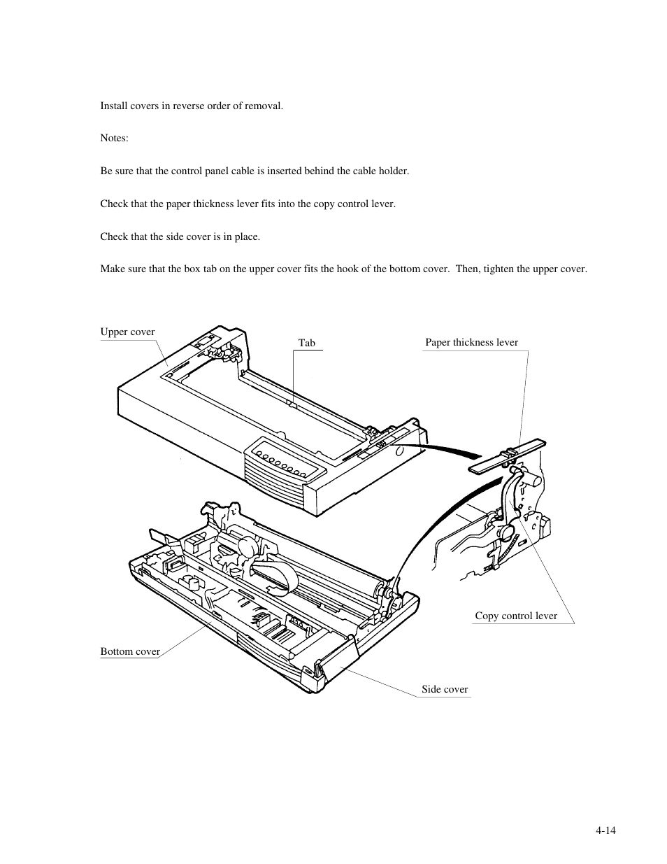 Genicom MatrixPrinter LA36 User Manual | Page 50 / 138