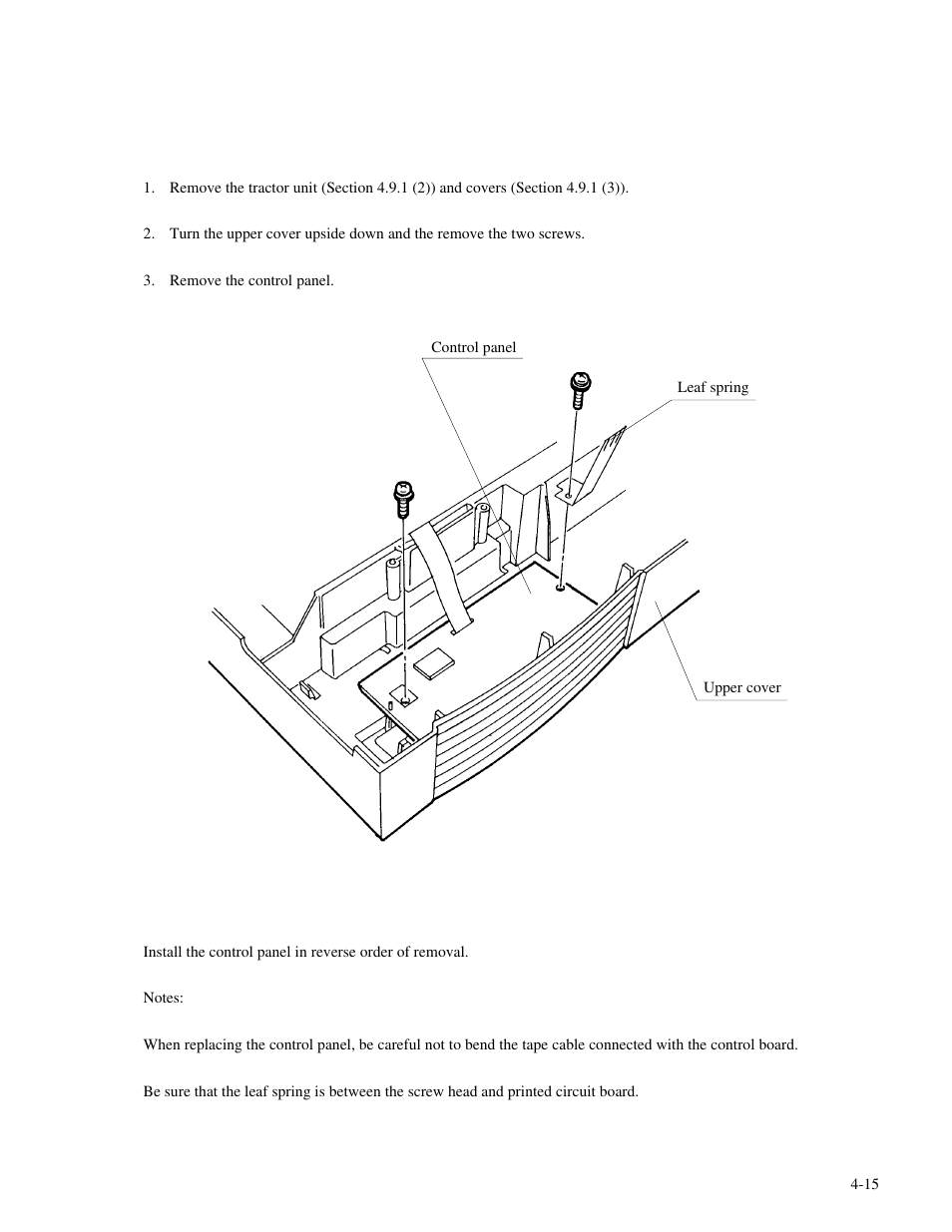 Genicom MatrixPrinter LA36 User Manual | Page 51 / 138