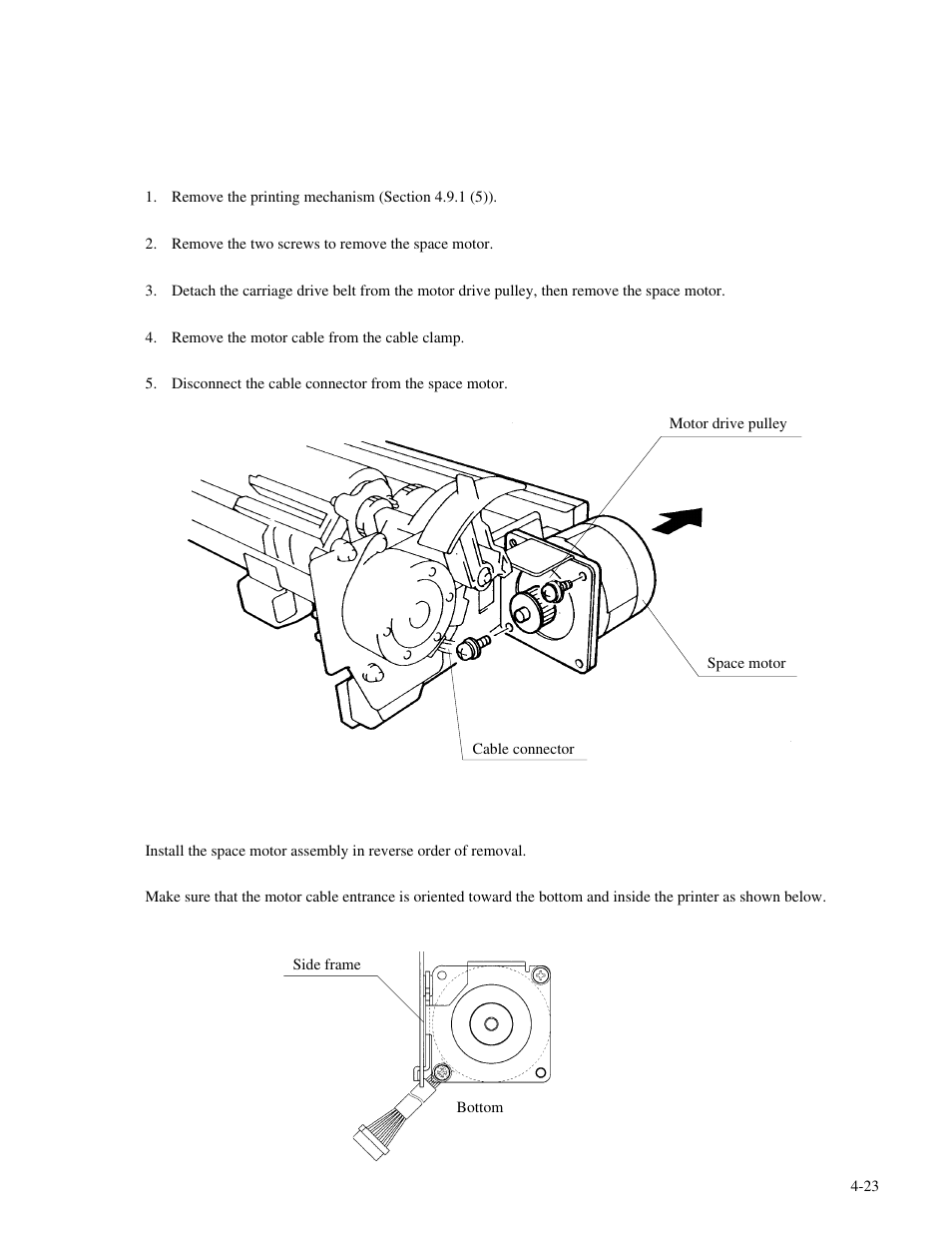 Genicom MatrixPrinter LA36 User Manual | Page 59 / 138