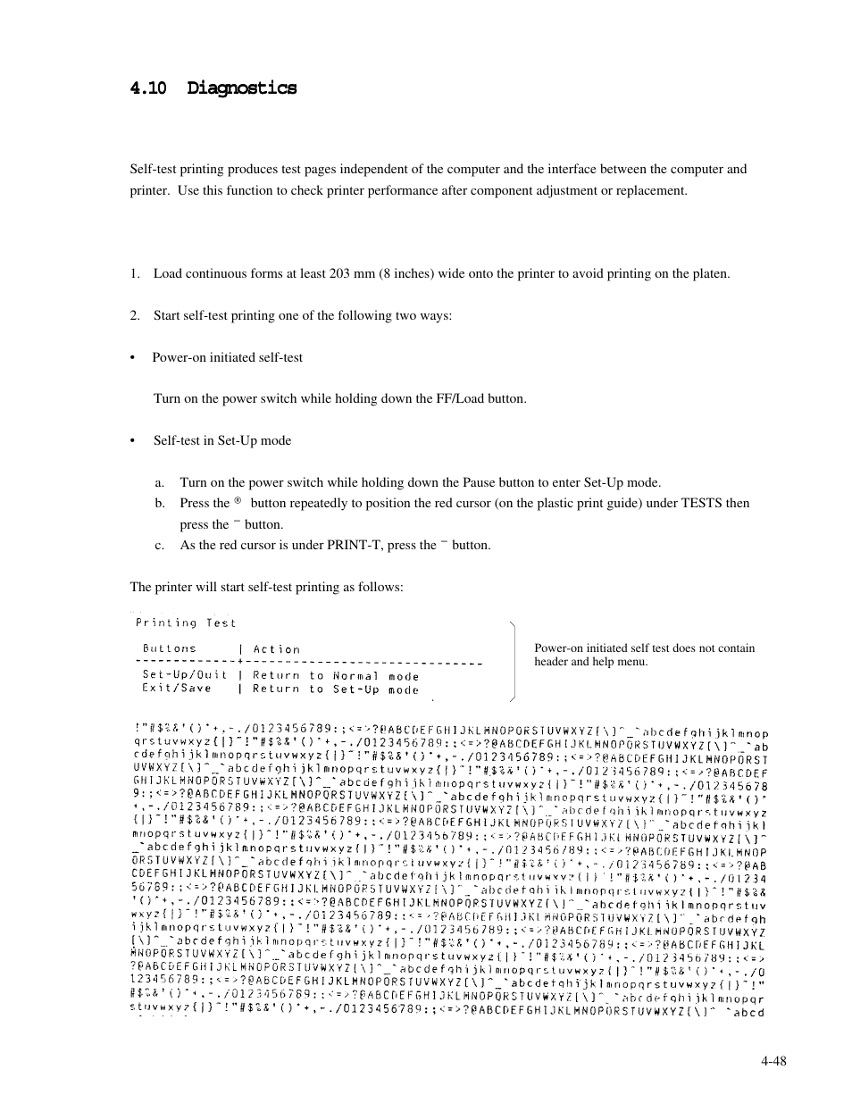 Genicom MatrixPrinter LA36 User Manual | Page 84 / 138