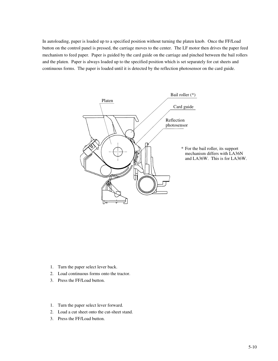 Genicom MatrixPrinter LA36 User Manual | Page 97 / 138