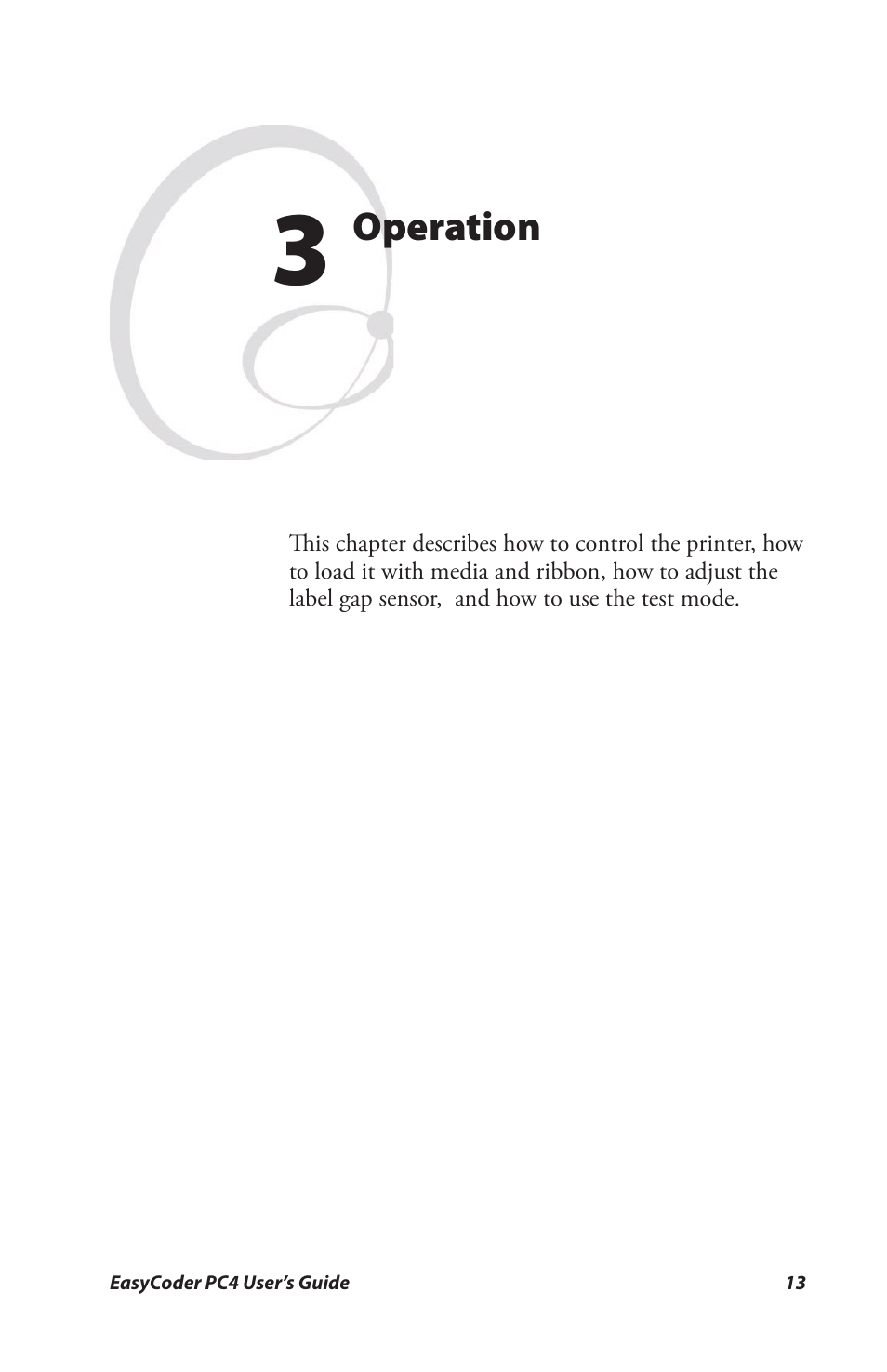 3 operation | Genicom PC4 User Manual | Page 25 / 72